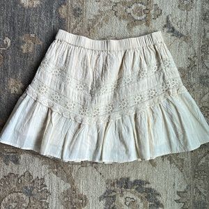 LoveShack Fancy Cream Skirt - medium